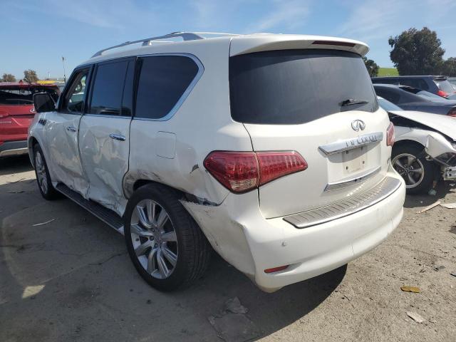 JN8AZ2NC4D9330464 - 2013 INFINITI QX56 WHITE photo 2