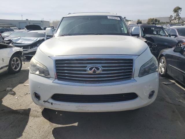 JN8AZ2NC4D9330464 - 2013 INFINITI QX56 WHITE photo 5