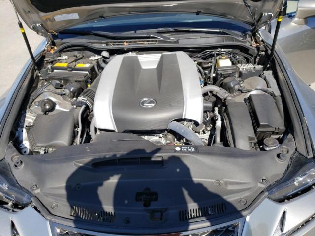 JTHGZ1E27L5017940 - 2020 LEXUS IS 350 F-SPORT GRAY photo 11