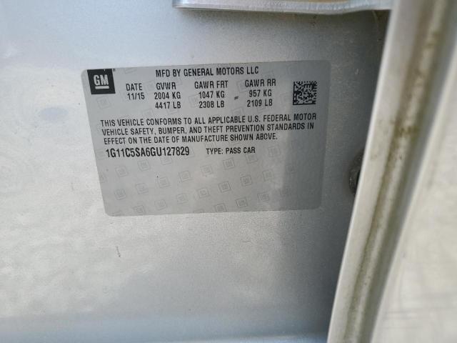 1G11C5SA6GU127829 - 2016 CHEVROLET MALIBU LIM LT Күміс фото 12