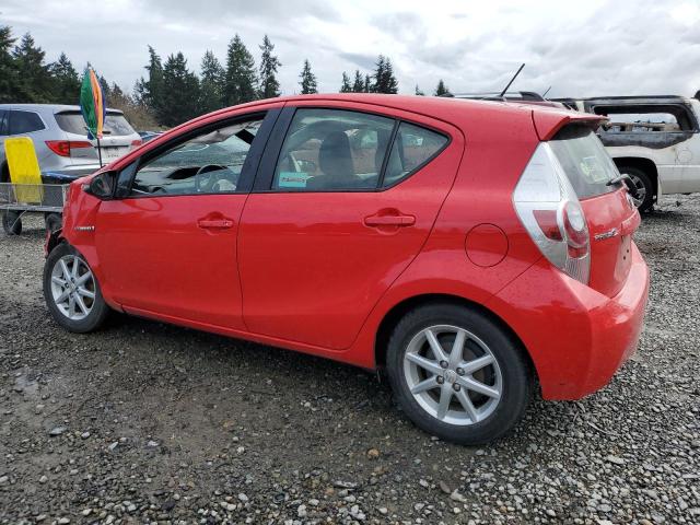 JTDKDTB31D1529026 - 2013 TOYOTA PRIUS C RED photo 2