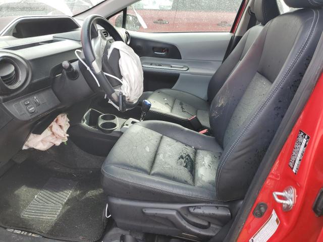 JTDKDTB31D1529026 - 2013 TOYOTA PRIUS C RED photo 7