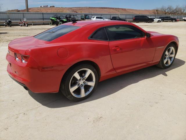 2G1FB1EV3A9158847 - 2010 CHEVROLET CAMARO LT RED photo 3