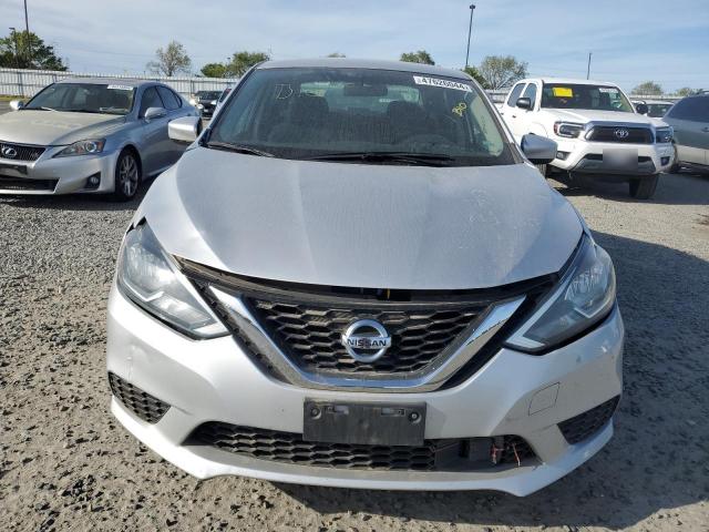 3N1AB7AP5KY365613 - 2019 NISSAN SENTRA S SILVER photo 5