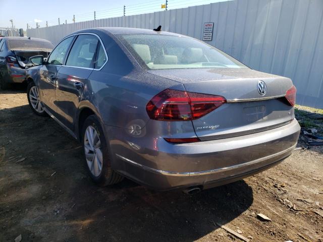 1VWBA7A37JC041939 - 2018 VOLKSWAGEN PASSAT SE GRAY photo 3