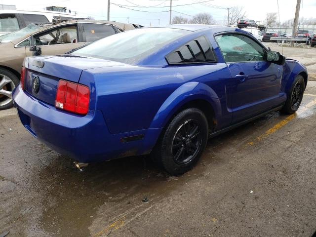 1ZVFT80N155140920 - 2005 FORD MUSTANG BLUE photo 3
