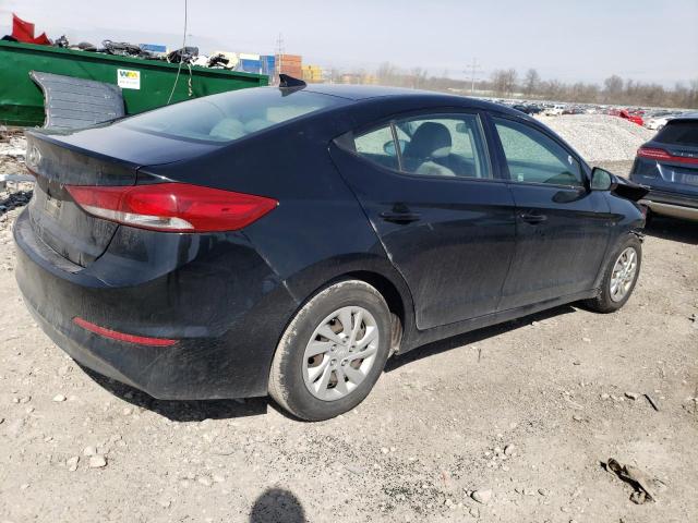 5NPD74LF5HH167926 - 2017 HYUNDAI ELANTRA SE BLACK photo 3