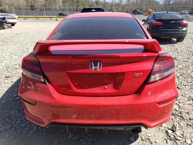 2HGFG4A51FH702826 - 2015 HONDA CIVIC SI RED photo 6