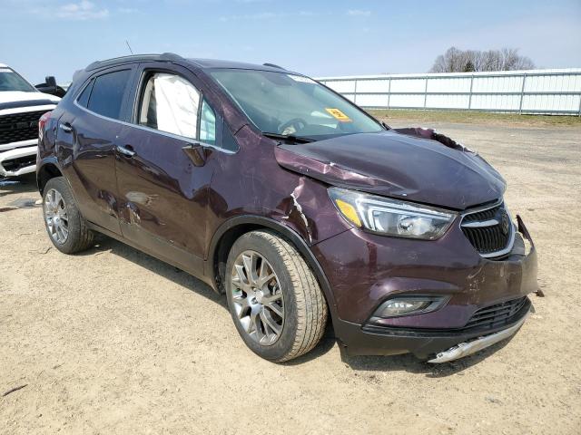 KL4CJ2SB7HB048707 - 2017 BUICK ENCORE SPORT TOURING PURPLE photo 4