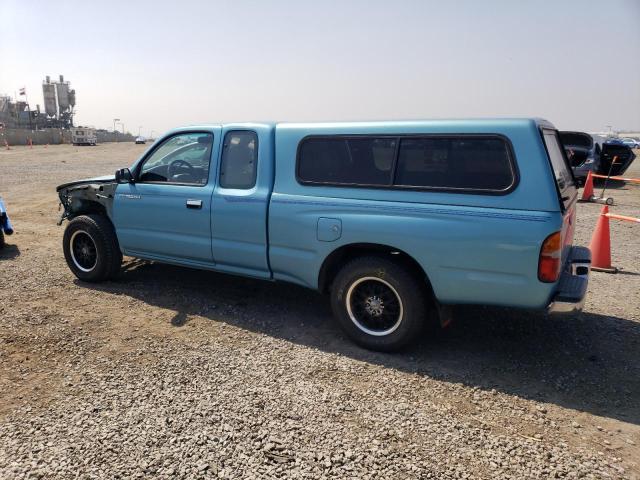 4TAVN52N1TZ143449 - 1996 TOYOTA TACOMA XTRACAB BLUE photo 2