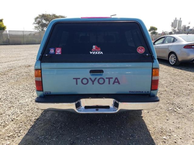 4TAVN52N1TZ143449 - 1996 TOYOTA TACOMA XTRACAB BLUE photo 6