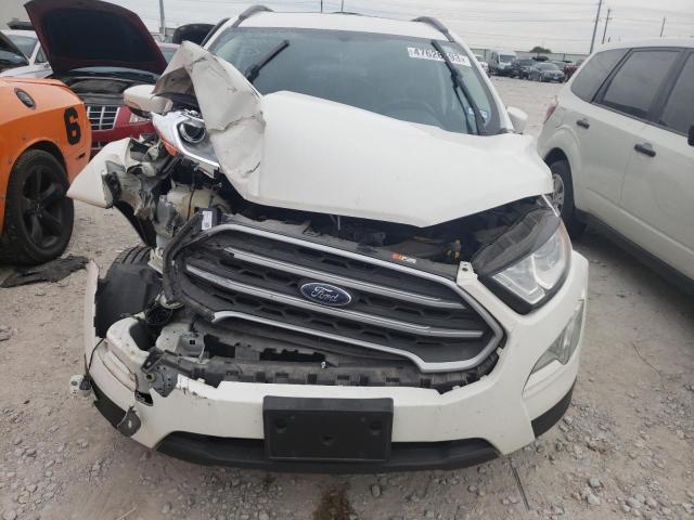 MAJ3P1TE7JC215077 - 2018 FORD ECOSPORT SE WHITE photo 5