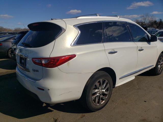 5N1AL0MNXEC532990 - 2014 INFINITI QX60 WHITE photo 3