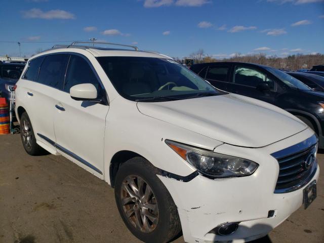 5N1AL0MNXEC532990 - 2014 INFINITI QX60 WHITE photo 4