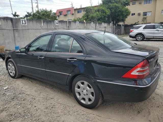 WDBRF92H76F744728 - 2006 MERCEDES-BENZ C 280 4MATIC BLACK photo 2