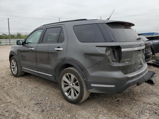 1FM5K7F80KGA91220 - 2019 FORD EXPLORER LIMITED GRAY photo 2