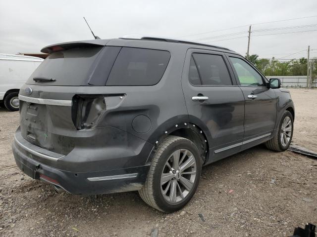 1FM5K7F80KGA91220 - 2019 FORD EXPLORER LIMITED GRAY photo 3