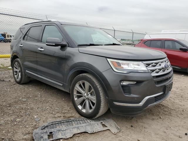 1FM5K7F80KGA91220 - 2019 FORD EXPLORER LIMITED GRAY photo 4