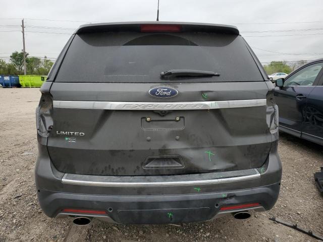 1FM5K7F80KGA91220 - 2019 FORD EXPLORER LIMITED GRAY photo 6