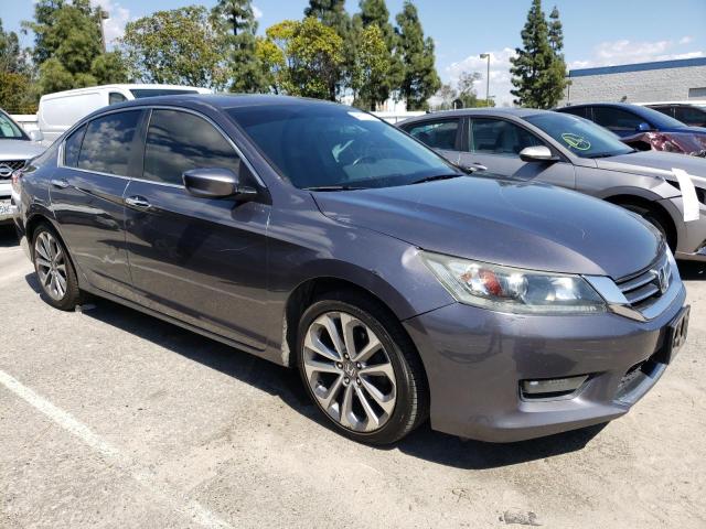 1HGCR2F52EA257102 - 2014 HONDA ACCORD SPORT GRAY photo 4