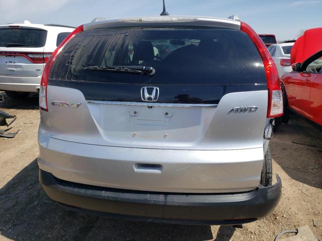 2HKRM4H79EH700050 - 2014 HONDA CR-V EXL SILVER photo 6