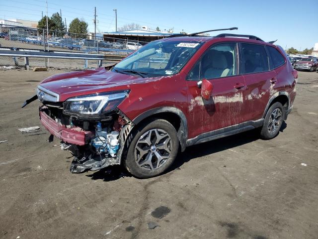 JF2SKAJC4MH465584 - 2021 SUBARU FORESTER PREMIUM RED photo 1