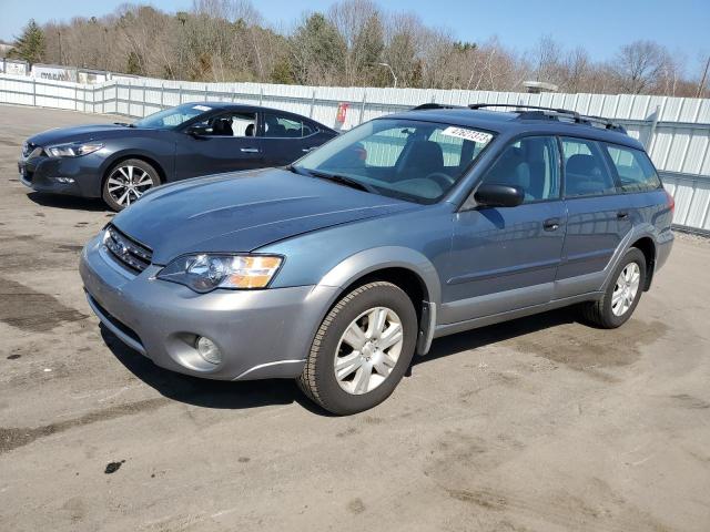 4S4BP61C957383625 - 2005 SUBARU LEGACY OUTBACK 2.5I BLUE photo 1