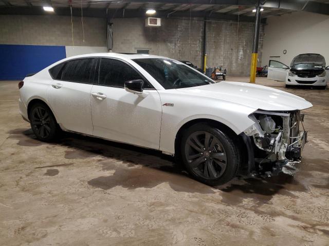 19UUB5F5XMA015666 - 2021 ACURA TLX TECH A WHITE photo 4