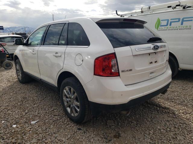 2FMDK4KC4BBA81060 - 2011 FORD EDGE LIMITED WHITE photo 2
