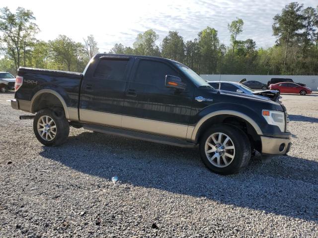 1FTFW1EF1EKE16937 - 2014 FORD F150 SUPERCREW BLACK photo 4