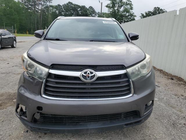 5TDKKRFH4FS083930 - 2015 TOYOTA HIGHLANDER XLE Boz foto 5
