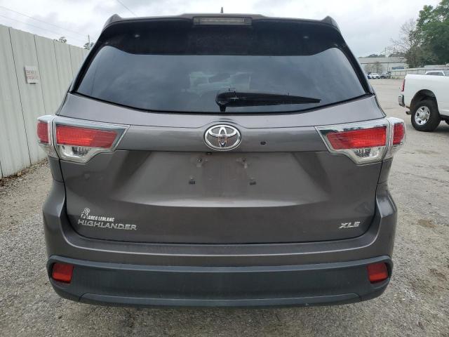 5TDKKRFH4FS083930 - 2015 TOYOTA HIGHLANDER XLE Boz foto 6