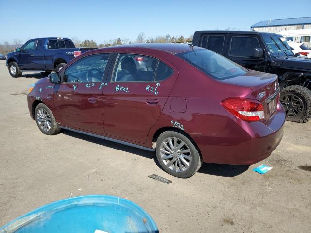 ML32F4FJ6LHF10833 - 2020 MITSUBISHI MIRAGE G4 SE MAROON photo 2