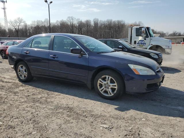 1HGCM56776A161307 - 2006 HONDA ACCORD EX BLUE photo 4