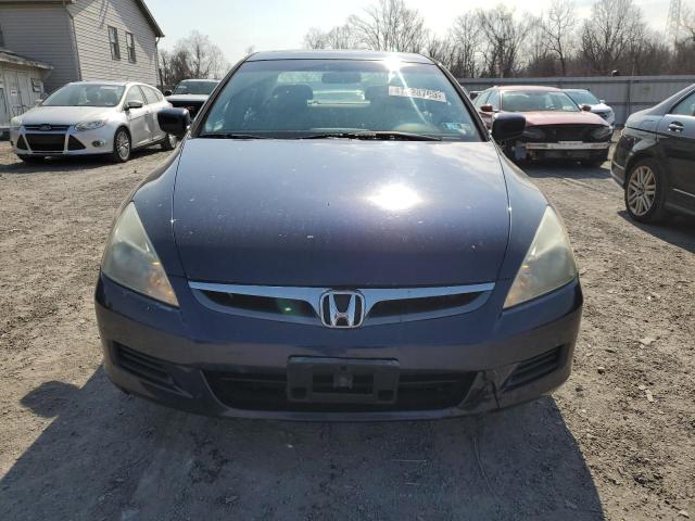 1HGCM56776A161307 - 2006 HONDA ACCORD EX BLUE photo 5