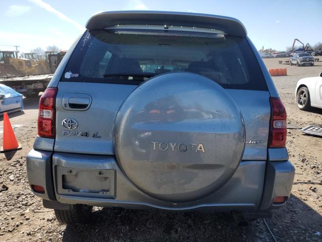 JTEHD20V050042461 - 2005 TOYOTA RAV4 SILVER photo 6