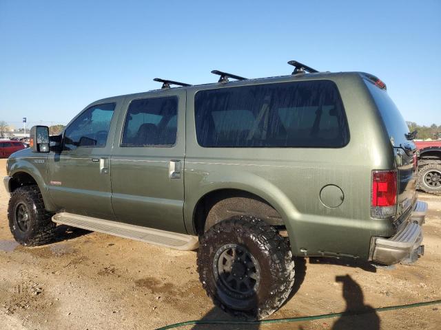 1FMSU45P13ED67695 - 2003 FORD EXCURSION EDDIE BAUER GREEN photo 2