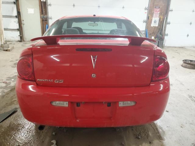 1G2AL15F877350142 - 2007 PONTIAC G5 RED photo 6