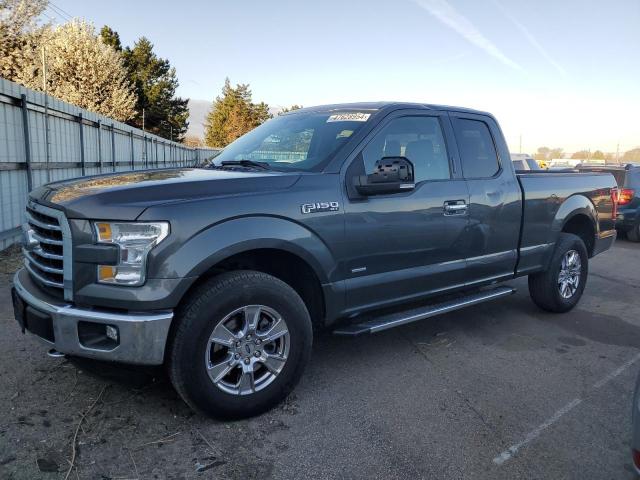 1FTEX1EP8GFD38900 - 2016 FORD F150 SUPER CAB GRAY photo 1