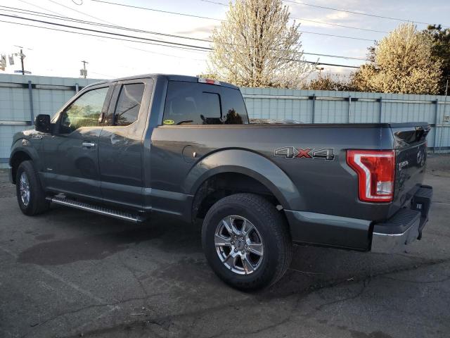 1FTEX1EP8GFD38900 - 2016 FORD F150 SUPER CAB GRAY photo 2