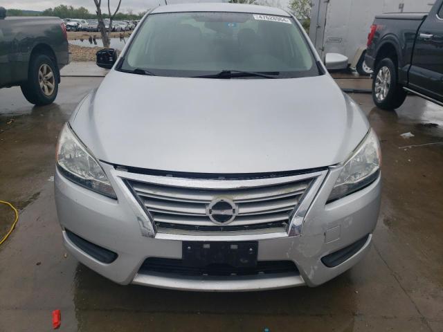 3N1AB7APXFY263603 - 2015 NISSAN SENTRA S SILVER photo 5