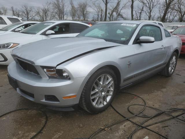 1ZVBP8AM7C5209986 - 2012 FORD MUSTANG SILVER photo 1