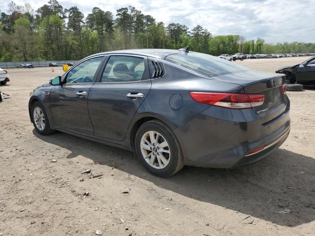 KNAGT4L37H5164330 - 2017 KIA OPTIMA LX GRAY photo 2