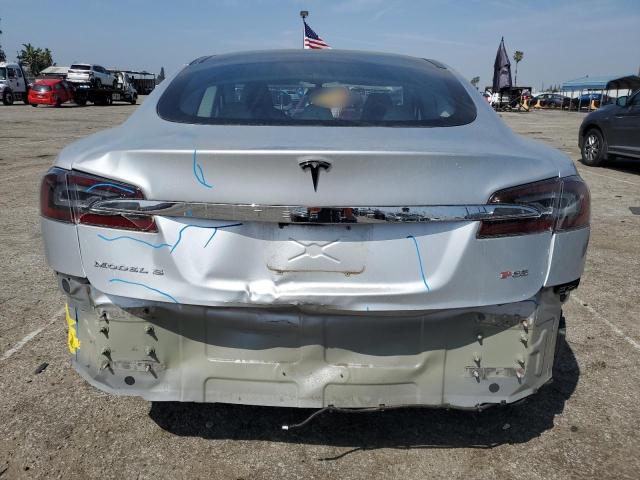 5YJSA1H15EFP46686 - 2014 TESLA MODEL S Gümüş foto 6