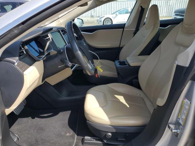 5YJSA1H15EFP46686 - 2014 TESLA MODEL S Gümüş foto 7
