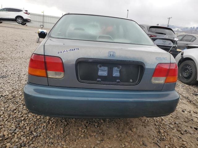 2HGEJ6575WH575535 - 1998 HONDA CIVIC LX BLUE photo 6