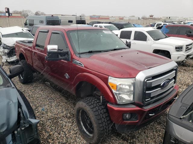 1FT8W3BT5FED16242 - 2015 FORD F350 SUPER DUTY RED photo 4