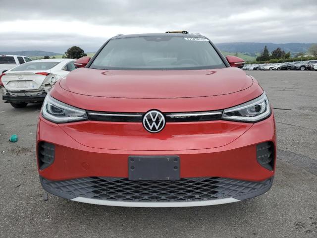 WVGKMPE20NP058362 - 2022 VOLKSWAGEN ID.4 PRO S RED photo 5