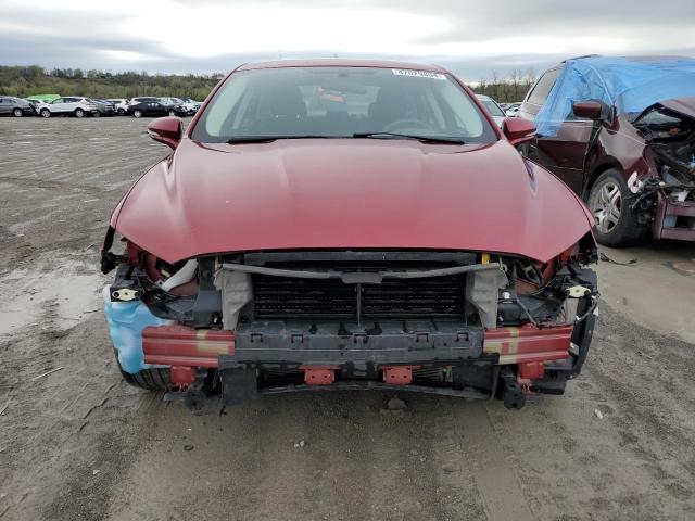 3FA6P0H74GR223715 - 2016 FORD FUSION SE RED photo 5