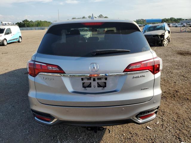 5J8TB4H70JL010481 - 2018 ACURA RDX ADVANCE SILVER photo 6